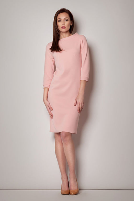 Sophisticated Boat Neck Daytime Dress: Elevate Your Wardrobe with Style