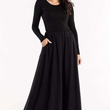 Timeless Trapeze Maxi Skirt