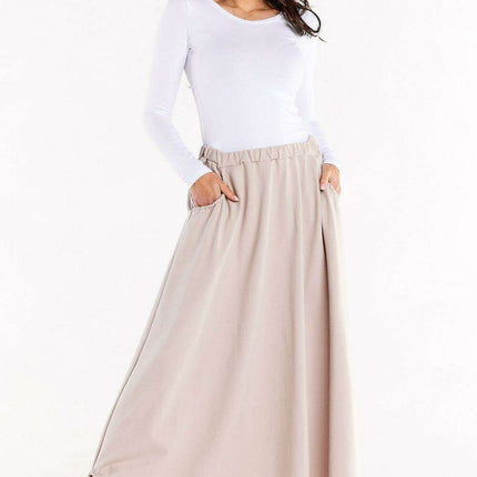 Timeless Trapeze Maxi Skirt