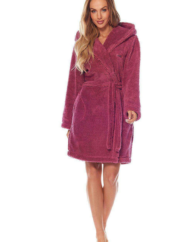Winter Comfort Hooded Women's Bathrobe - Your Essential Chill Companion