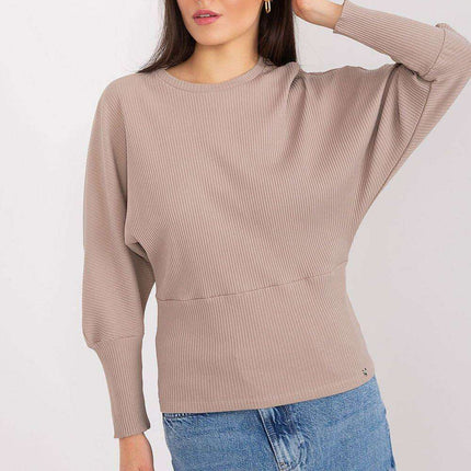 Elegant Batwing Cotton Top