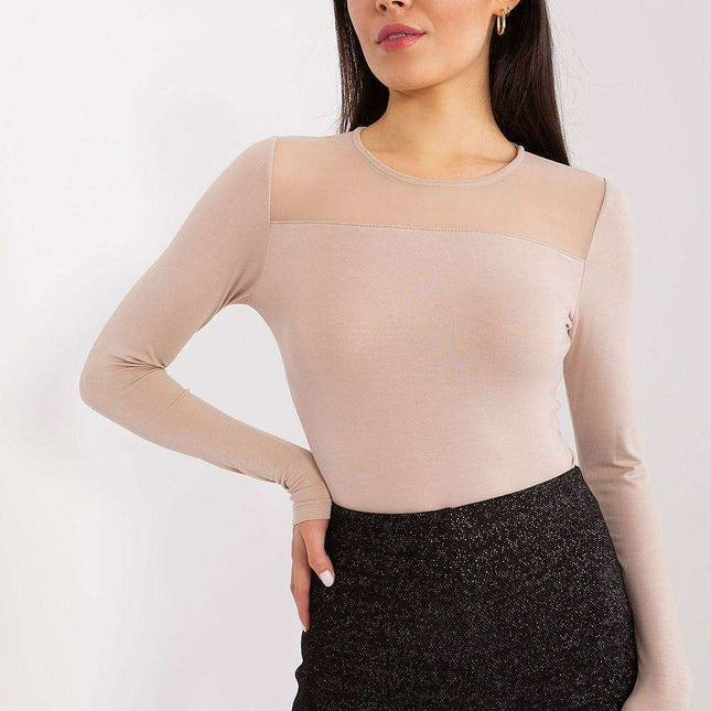 Elegant Viscose Blouse with Textured Design for Versatile Styling