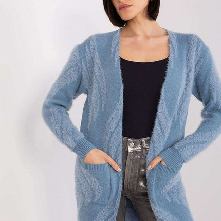 Chic Variegated Long Cardigan with Handy Slip Pockets