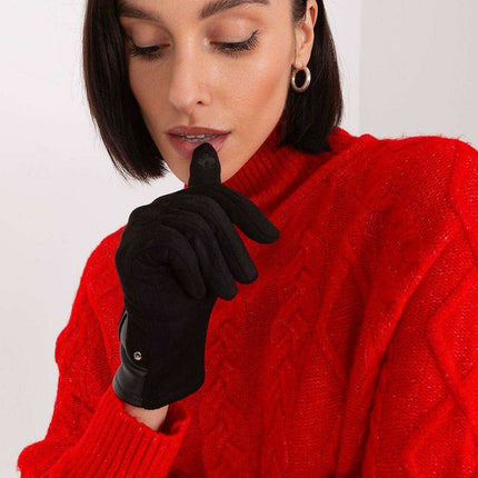Elegant Touchscreen Floral Gloves