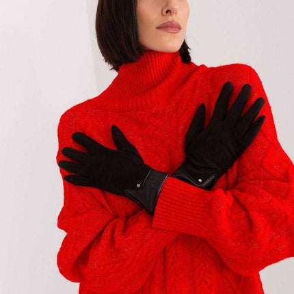 Elegant Touchscreen Floral Gloves