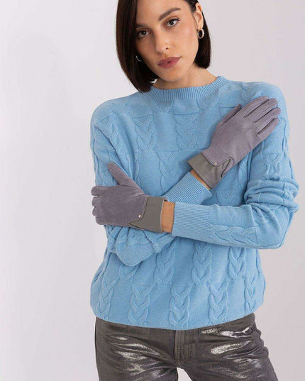 Elegant Touchscreen Floral Gloves