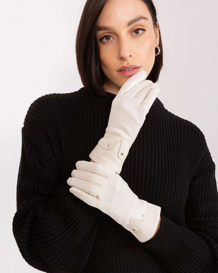 Elegant Touchscreen Floral Gloves