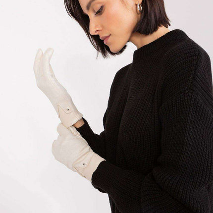 Elegant Touchscreen Floral Gloves