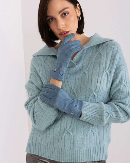 Elegant Touchscreen Floral Gloves