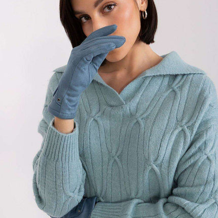 Elegant Touchscreen Floral Gloves