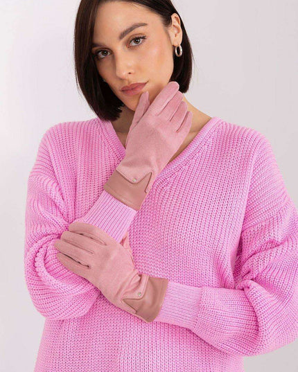 Elegant Touchscreen Floral Gloves