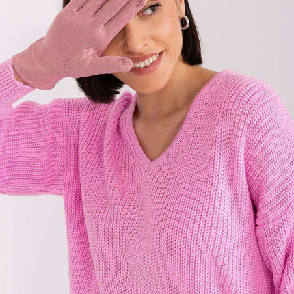 Elegant Touchscreen Floral Gloves