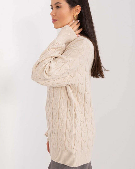 Cozy Plaid Turtleneck Sweater