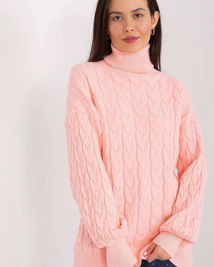 Cozy Plaid Turtleneck Sweater