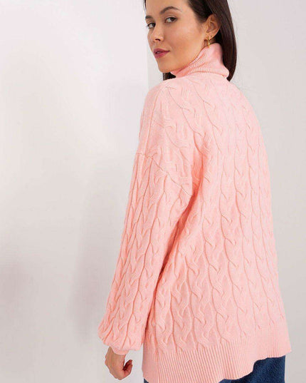 Cozy Plaid Turtleneck Sweater