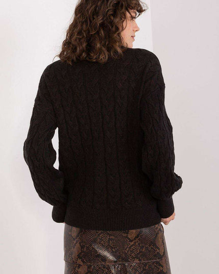 Cozy Plaid Turtleneck Sweater