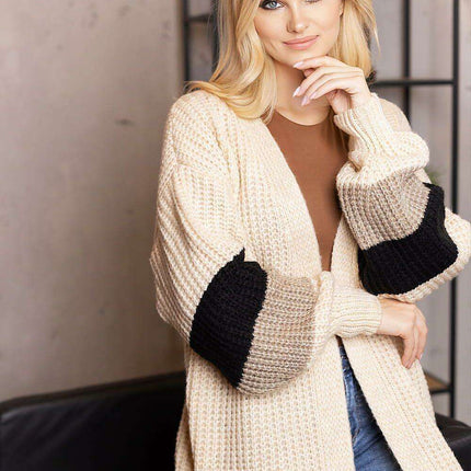 Chic Striped Cozy Cardigan