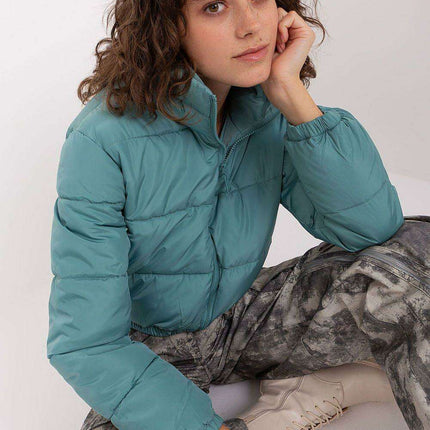 Insulated Quilted Hooded Jacket