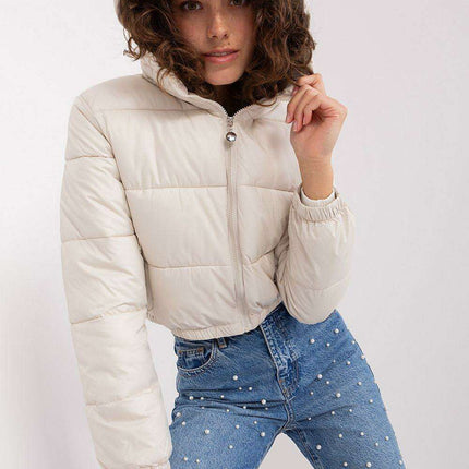 Cozy Women's Quilted Down Jacket with Removable Hood for Winter