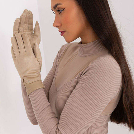Elegant Touchscreen Floral Gloves