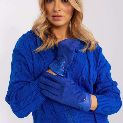 Elegant Touchscreen Floral Gloves