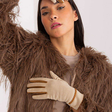 Elegant Floral Touchscreen Gloves