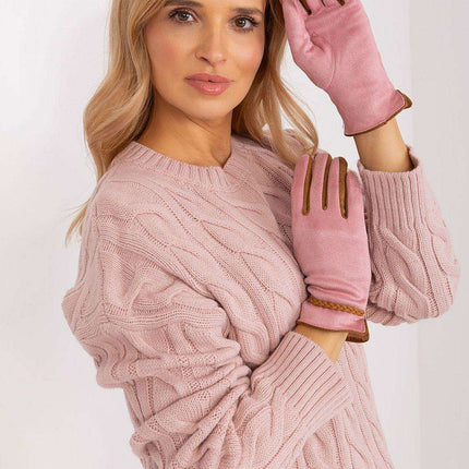 Elegant Floral Touchscreen Gloves