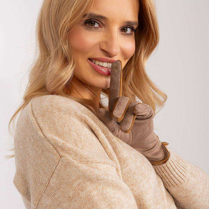 Elegant Floral Touchscreen Gloves