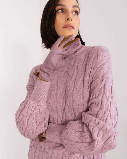 Elegant Floral Touchscreen Gloves