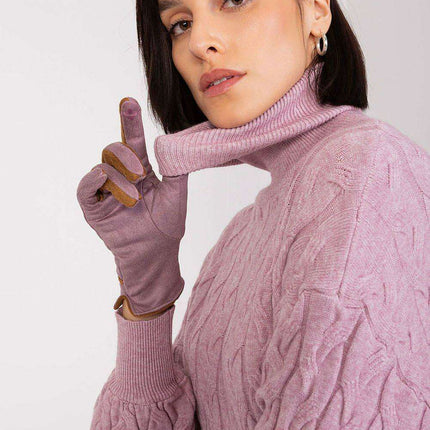 Elegant Floral Touchscreen Gloves