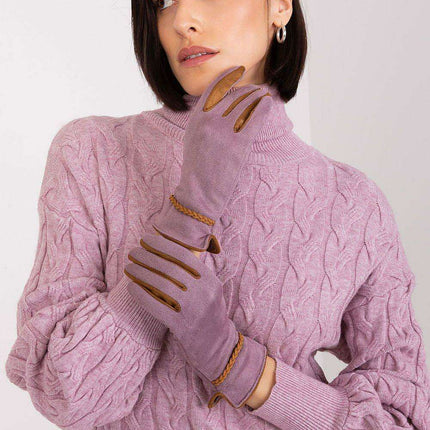 Elegant Floral Touchscreen Gloves