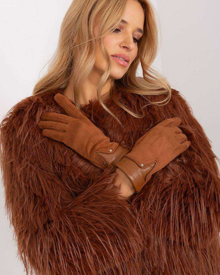 Elegant Touchscreen Floral Gloves