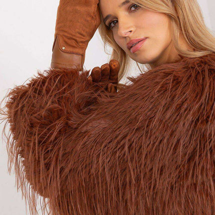 Elegant Touchscreen Floral Gloves