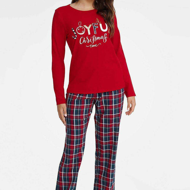 Joyful Holiday Spirit Women's Cotton Lounge Set