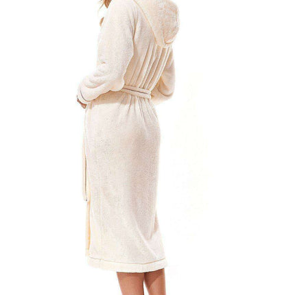 Elegant Hooded Bathrobe with Pockets for Ultimate Relaxation