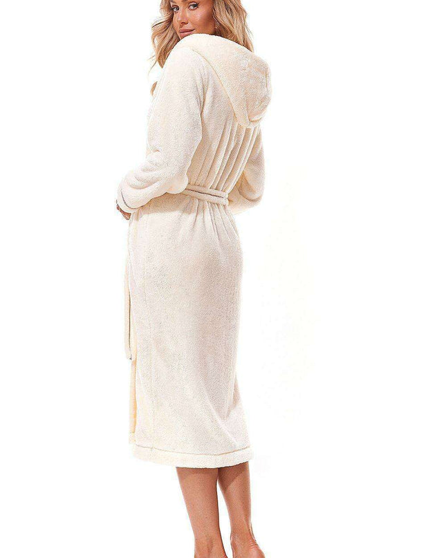 Elegant Hooded Bathrobe with Pockets for Ultimate Relaxation
