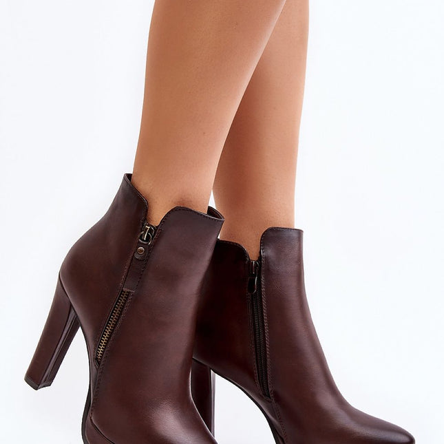 Step in Style Professional Heel Boots with Cushioned Insole & Slip-Res