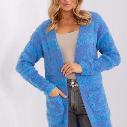 Chic Textured Open-Front Comfort Cardigan