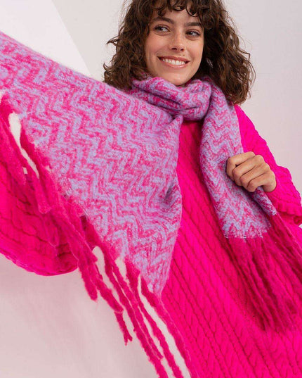 Stylish Geometric Patterned Wrap Shawl