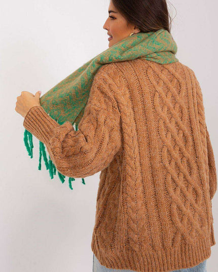 Stylish Geometric Patterned Wrap Shawl