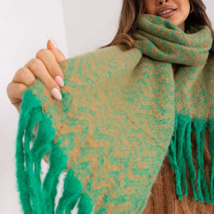 Stylish Geometric Patterned Wrap Shawl