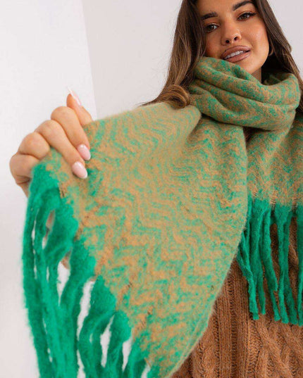 Stylish Geometric Patterned Wrap Shawl