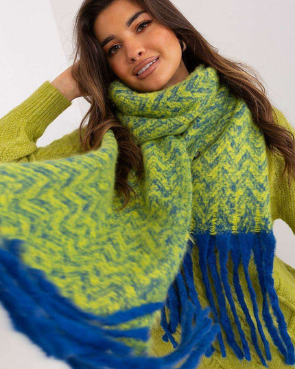 Stylish Geometric Patterned Wrap Shawl