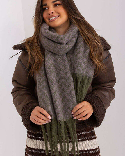 Stylish Geometric Patterned Wrap Shawl