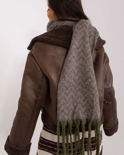 Stylish Geometric Patterned Wrap Shawl