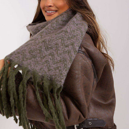 Stylish Geometric Patterned Wrap Shawl