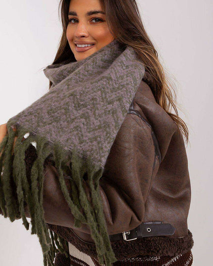 Stylish Geometric Patterned Wrap Shawl