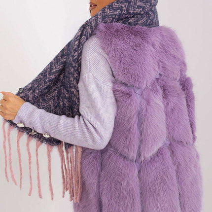 Stylish Geometric Patterned Wrap Shawl