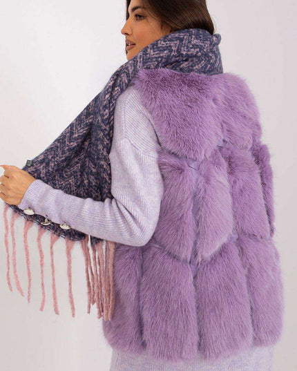 Stylish Geometric Patterned Wrap Shawl