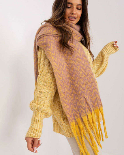 Stylish Geometric Patterned Wrap Shawl